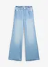Džíny Wide Leg, High Waist, pohodlný pas, dlouhá délka, bonprix