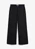 Široké kalhoty z čisté bavlny, High Waist, bonprix