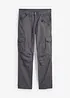 Cargo kalhoty z čisté bavlny, Relaxed Fit, Straight, bonprix