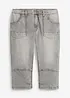 3/4 strečové džíny Regular Fit, Straight, bonprix