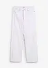 Džíny Wide Leg, Mid Waist, s opaskem, bonprix