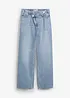 Džíny Wide Leg, Mid Waist, Low Stretch, bonprix