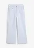 Džíny Wide Leg, High Waist, zkrácené, bonprix