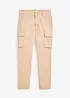 Strečové kalhoty s čistou bavlnou, Regular Fit, Straight, bonprix