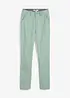 Strečové chino kalhoty Slim Fit s nastavitelným pasem, Straight, bonprix