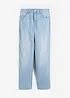 Strečové džíny s nastavitelným pasem, Loose Fit, Straight, bonprix