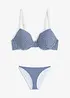 Bikiny s balkonetovou podprsenkou (2dílná souprava), bonprix