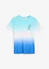 Tričko s přechodem barev, z organické bavlny, bonprix