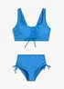Bikiny s podprsenkovým topem s vázačkami (2dílná souprava), bonprix