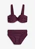 Balkonetové bikiny s vyztuženými ramínky (2dílná souprava), bonprix