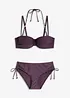 Balkonetové bikiny (2dílná souprava), s dalším ramínkem za krk, bonprix
