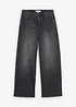 Džíny Wide Leg, High Waist, bonprix