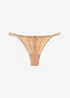 Tanga String z třpytivého materiálu, bonprix