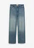 Džíny Straight Loose, High Waist, Low Stretch, bonprix