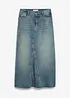 Džínová maxi sukně, Mid Waist, bonprix