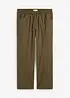 Kalhoty bez zapínání, z lehké bavlny Classic Fit, Straight, bonprix