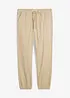 Relaxed Fit strečové chino kalhoty bez zapínání, Straight, bonprix
