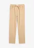 Kalhoty bez zapínání z čisté bavlny, Regular Fit, Straight, bonprix