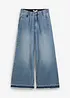 Džíny Wide Leg, High Waist, zkrácené, bonprix