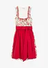 Kroj ve stylu dirndl s vyšívanou zástěrou (2dílná souprava), bonprix