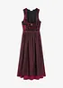 Kroj ve stylu dirndl se sametem, v délce midi (2dílná souprava), bonprix
