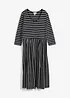 Šaty z bavlněného žerzeje, midi délka, bonprix