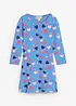 Dívčí žerzejové šaty s dlouhým rukávem, organická bavlna, bonprix