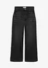 Džíny Wide Leg, Mid Waist, s nakládanými kapsami, bonprix