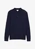 Pólo svetr z jemné pleteniny s luxusní merino vlnou, Slim Fit, bonprix