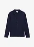 Rozepínací svetr z jemné pleteniny s luxusní merino vlnou, Slim Fit, bonprix