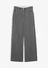 Džíny Wide Leg, High Waist, s poničenými efekty, bonprix