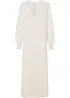 Oversize pletené šaty v délce midi, bonprix