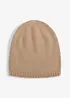 Čepice Beanie z jemné pleteniny, bonprix