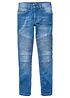 Strečové džíny s nastavitelným pasem, Straight, Skinny Fit, bonprix