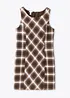 Kostkované šaty, bonprix
