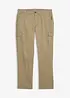 Strečově cargo termokalhoty Regular Fit, Straight, bonprix