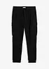 Cargo kalhoty z flísu, Regular Fit, bonprix