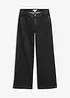 Džíny Wide Leg, Mid Waist, plná délka, bonprix
