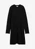 Pletené šaty v áčkové linii, bonprix