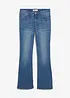 Bootcut džíny Mid Waist, strečové, bonprix