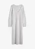 Oversize pletené šaty v délce midi, bonprix