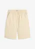 Bermudy z materiálu papertouch z bavlněné směsi, bonprix