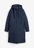 Prošívaný kabát s plyšovou podšívkou v kapuci, bonprix