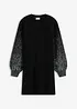 Pletené šaty se třpytivým efektem, bonprix