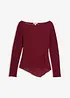 Tričko s dlouhým rukávem, z krajky, bonprix