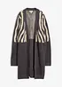 Pletený kabát se zebřím potiskem, bonprix