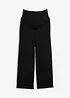 Těhotenské kalhoty se širokými nohavicemi, z pohodlného materiálu Punto di Roma, bonprix