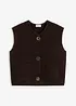 Pletená vesta s ozdobnými knoflíky, bonprix