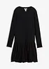 Úpletové šaty s balónovou sukní, bonprix