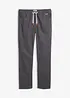 Strečové kalhoty bez zapínání, Regular Fit, Straight, bonprix